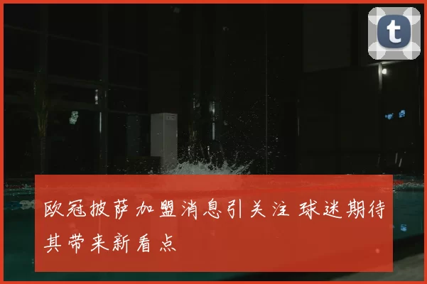 欧冠披萨加盟消息引关注 球迷期待其带来新看点