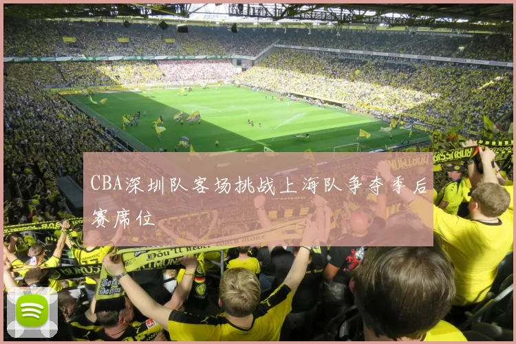 CBA深圳队客场挑战上海队争夺季后赛席位