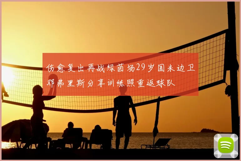 伤愈复出再战绿茵场29岁国米边卫邓弗里斯分享训练照重返球队