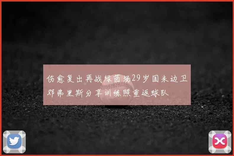 伤愈复出再战绿茵场29岁国米边卫邓弗里斯分享训练照重返球队